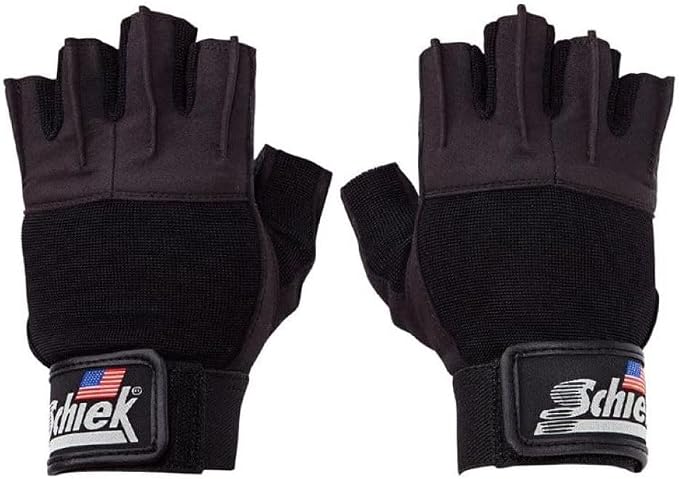 Schiek Sports 530 Platinum Lifting Gloves with Gel Pad - Amara Leather Weightlifting Gloves for Women and Men