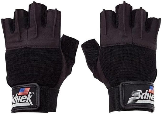 Schiek Sports 530 Platinum Lifting Gloves with Gel Pad - Amara Leather Weightlifting Gloves for Women and Men