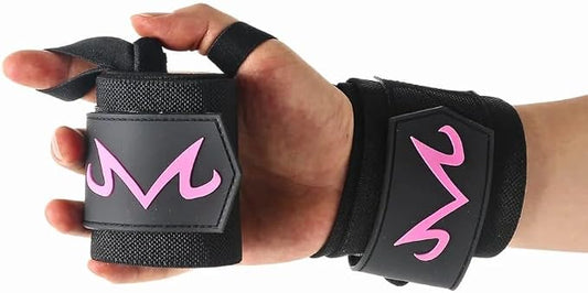 Anime Wrist Wraps Ideal for Weightlifting, Powerlifting, and Crossfit. One Size Fits All. Premium Wrist Support for Gym Workouts
