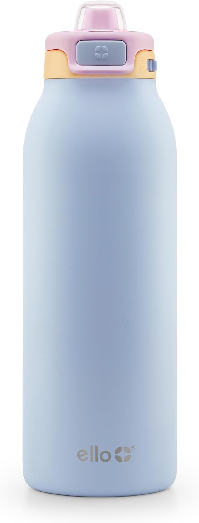 Ello Pop & Fill Insulated Stainless Steel Water Bottle with Quick Fill Lid, Leakproof Locking, Sip or Chug Spout, BPA-Free, Double Wall Vacuum Insulated for Sports, Travel & School- 22oz / 32oz / 40oz
