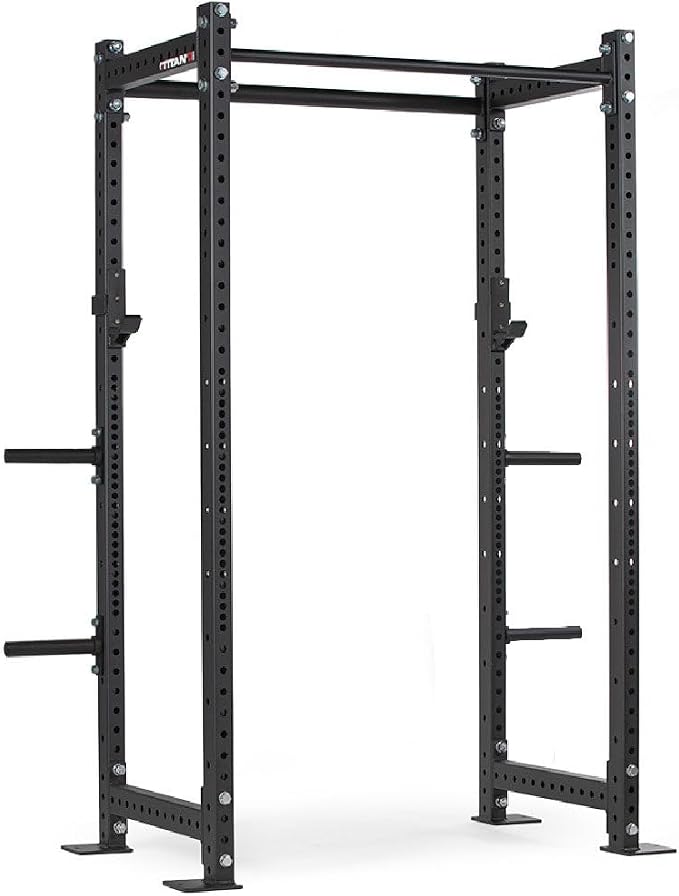 Titan Fitness T-3 Series Power Rack, 1,100 LB Capacity Cage for Weightlifting and Strength Training
