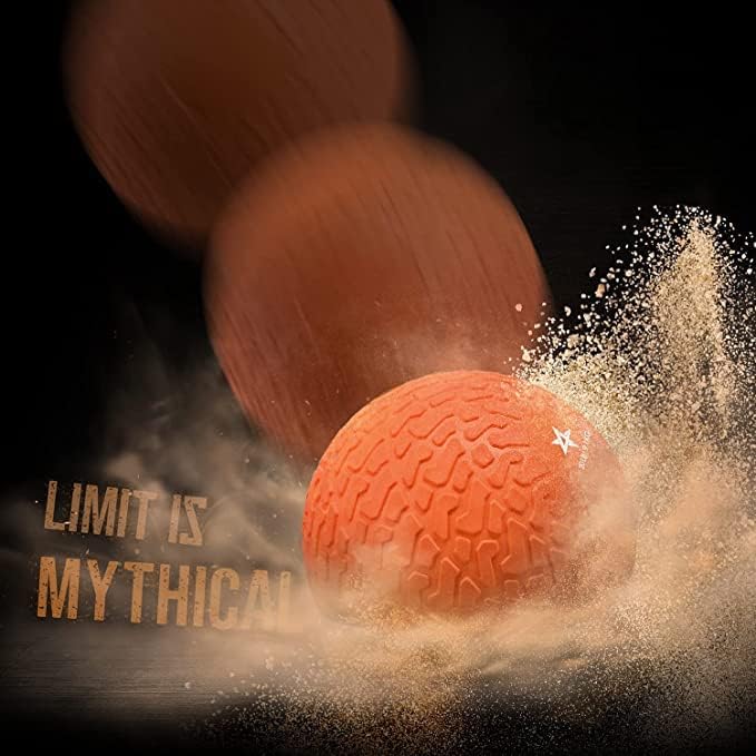 Yes4All Upgraded Fitness Slam Medicine Ball 20lbs for Exercise, Strength, Power Workout | Weighted Ball | Orange Beast