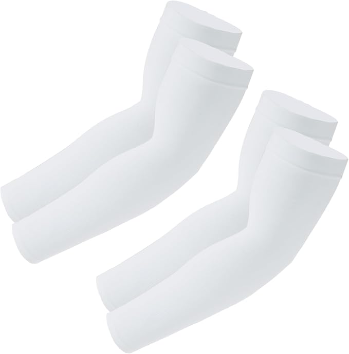 SHEVERCH Cooling Arm Sleeves Sun UV Protection Compression for Men Women | 2Pairs, UPF 50, Sports Compression,Tattoo Cover Up ,Fittness,Baseball,Basketball,Cycling,Hiking,Football,Outdoor