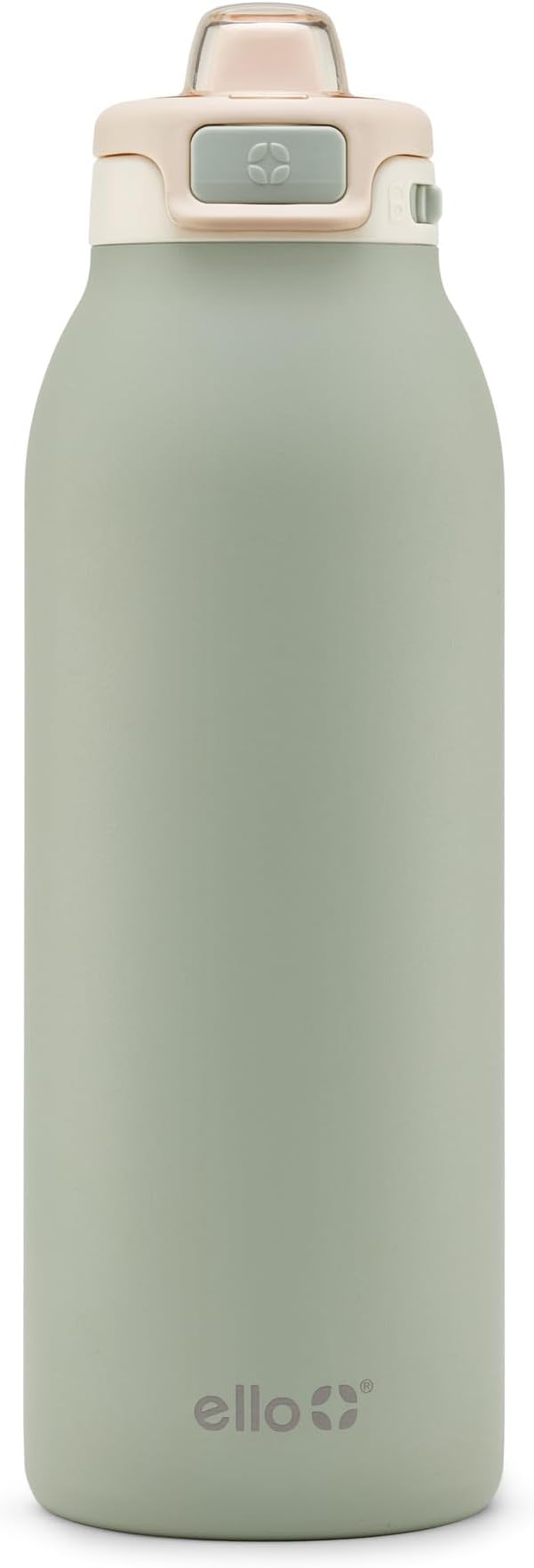 Ello Pop & Fill Insulated Stainless Steel Water Bottle with Quick Fill Lid, Leakproof Locking, Sip or Chug Spout, BPA-Free, Double Wall Vacuum Insulated for Sports, Travel & School- 22oz / 32oz / 40oz