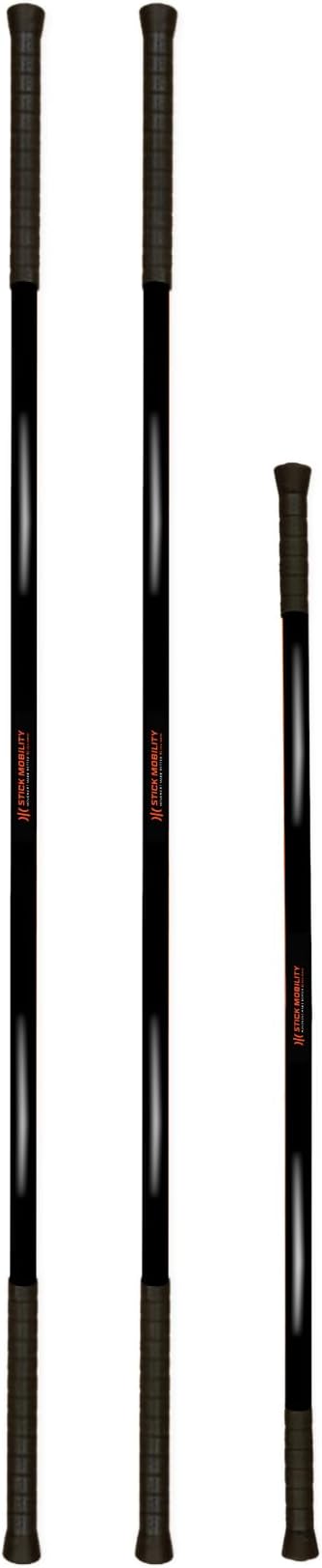 Stick Mobility 3 Stick Training Bundle | Mobility Stick to Improve Flexibility, Mobility, and Strength with Active Stretching for Golf, Running, Fitness, Pickleball, and More