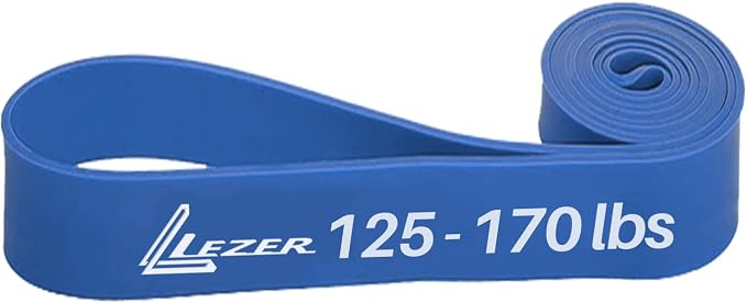 LEZER Resistance Bands - Pull Up Bands for Home Gym Fitness, Stretching, Physical Therapy & Training - Includes Instruction
