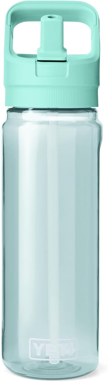 YETI Yonder 750 ml/25 oz Water Bottle with Yonder Straw Cap, Seafoam
