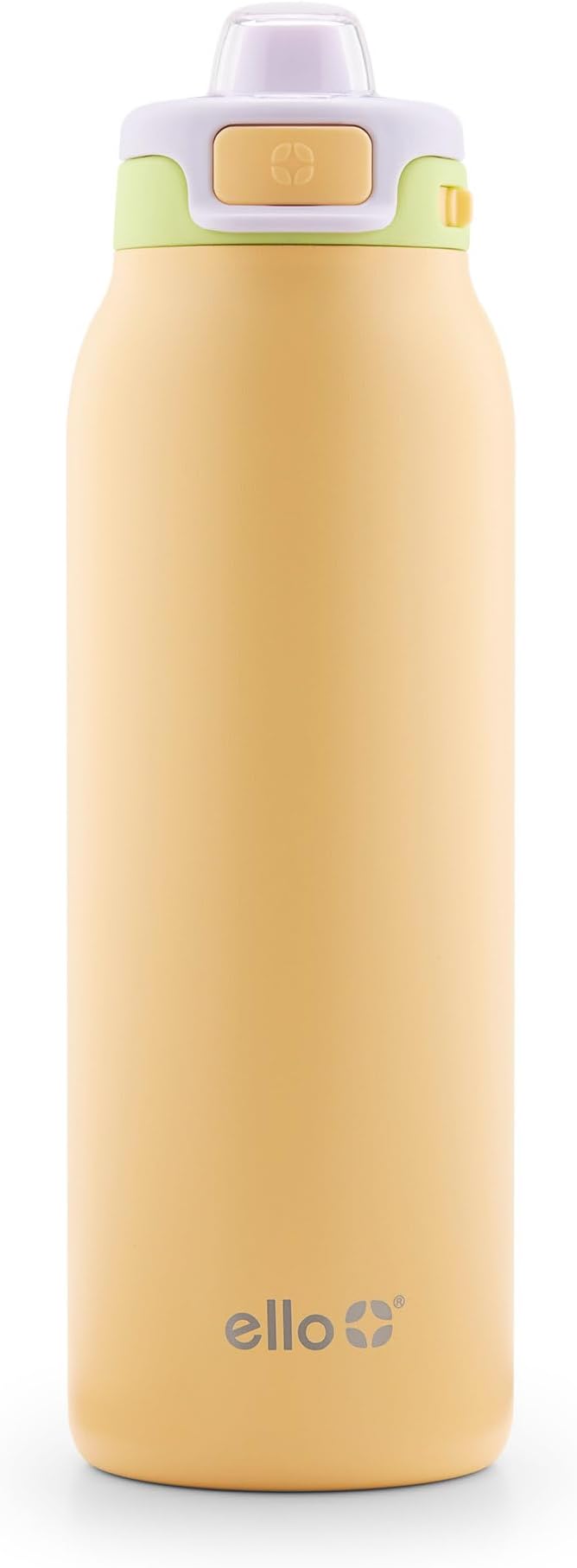 Ello Pop & Fill Insulated Stainless Steel Water Bottle with Quick Fill Lid, Leakproof Locking, Sip or Chug Spout, BPA-Free, Double Wall Vacuum Insulated for Sports, Travel & School- 22oz / 32oz / 40oz
