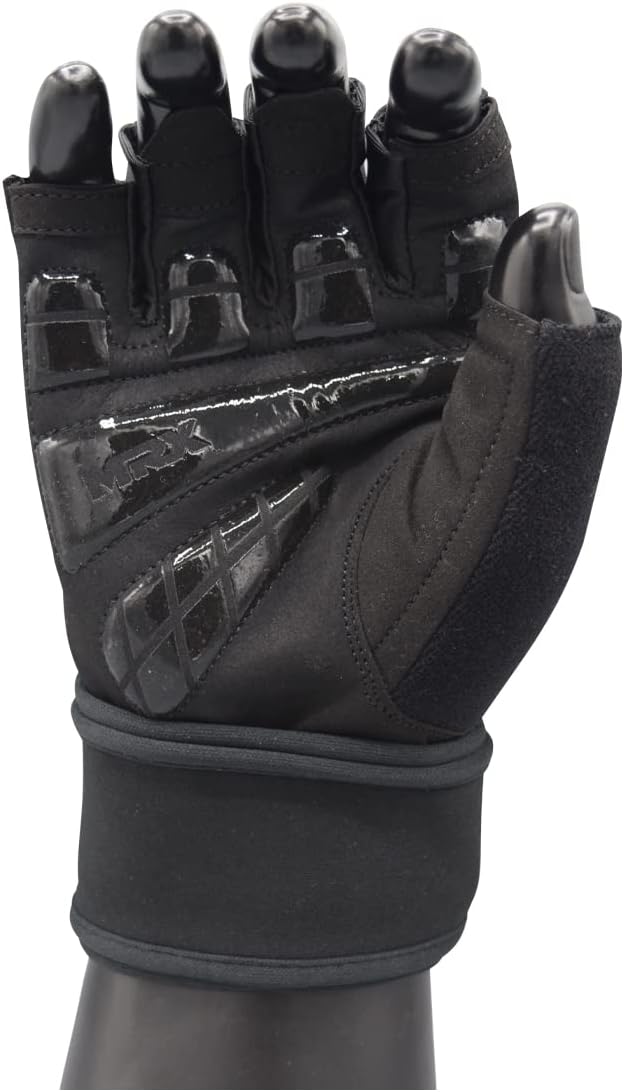 MRX Weightlifting Gloves for Men Workout Gloves Mens Wrist Support Lifting Gloves Male Gym Gloves | Workout Gym Accessories for Men Weight Lifting Fingerless Gym Exercise for Powerlifting