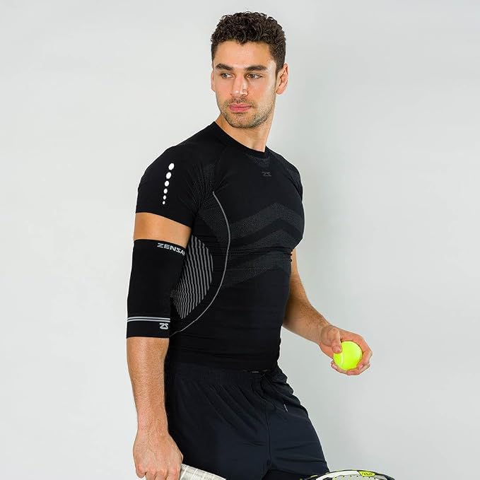 Zensah Compression Tennis Elbow Sleeve for Elbow Tendonitis, Tennis Elbow, Golfer's Elbow - Elbow Support, Elbow Brace