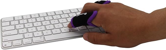 Single Finger Sleeve Pair - Sports Compression Finger Sleeve for BJJ, MMA, Basketball, Weight Lifting, and More
