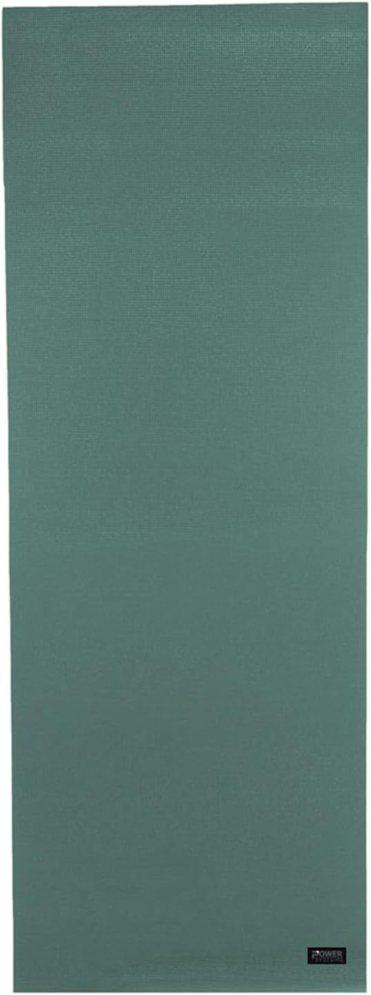 Power Systems Premium Yoga Sticky Mat - Secure, Adhesive, Textured Surface - Lightweight & Durable