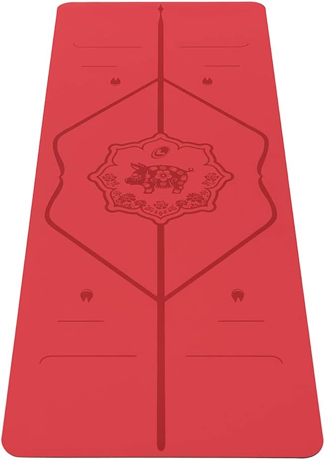 Liforme Zodiac Yoga Mat - Patented Alignment Design, Advanced Non-Slip Grip | Eco-friendly, Non-Toxic, Sweat-Resistant, long, wide, 4.2mm thick mat for comfort, recommended for Hot Yoga, Free Yoga Bag