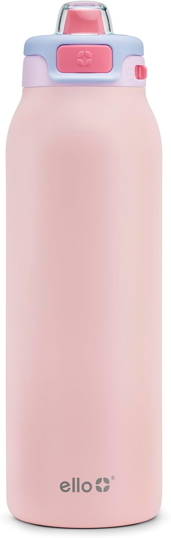 Ello Pop & Fill Insulated Stainless Steel Water Bottle with Quick Fill Lid, Leakproof Locking, Sip or Chug Spout, BPA-Free, Double Wall Vacuum Insulated for Sports, Travel & School- 22oz / 32oz / 40oz