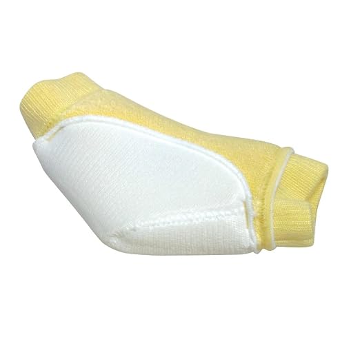 Sandhill Tools Heel & Elbow Protector Small Padded Sleeves – Knit Elastic Cushioned Guards for Skin Protection, Pressure Relief & Shock Absorption, Soft Terry Fabric, Pull-On Design (Pair)