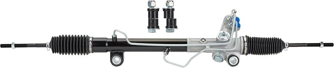 T-Bird Power Steering Rack & Pinion & Offset Bushings, For 82-88 Mustang II | All New Construction with Premium Internals, Includes Offset Bushings and AN6 Adapters, 2.5 Turn Lock to Lock Steering