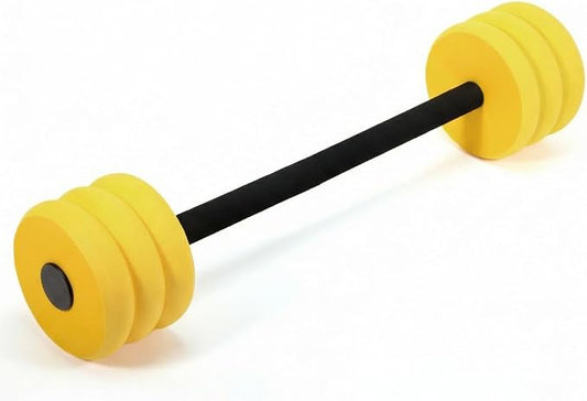 Soulchen Long Aquatic Exercise Dumbbells Pool Exercise Foam Water Weights Dumbbell Aquatic Pool Barbells with High Density EVA Foam for Swim Water Aerobics Workouts Loss