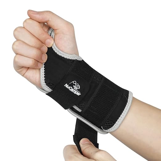 Wrist Brace for Carpal Tunnel Relief, Adjustable Wrist Support Splint Hand Brace for Men Women, Wrist Stabilizer Night Support for Pain Relief,Tendinitis,Arthritis (Right Hand, L/XL)