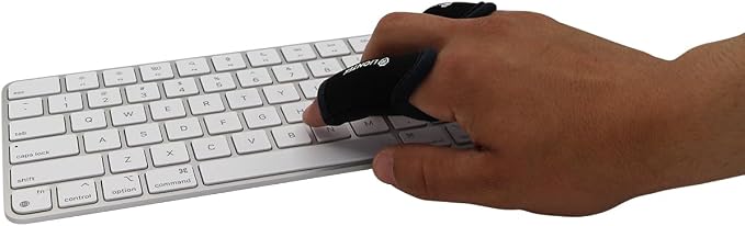 Single Finger Sleeve Pair - Sports Compression Finger Sleeve for BJJ, MMA, Basketball, Weight Lifting, and More