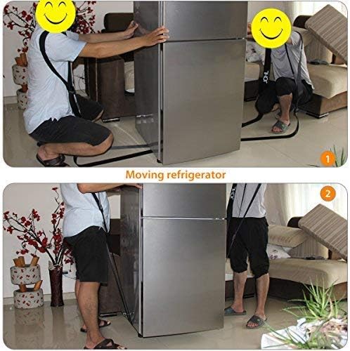 Moving Straps Moving and Lifting System for 2 Mover Adjustable Shoulder Lifting 4 Buckles Easily Move Lift Carry Secure Furniture Appliances Heavy Objects
