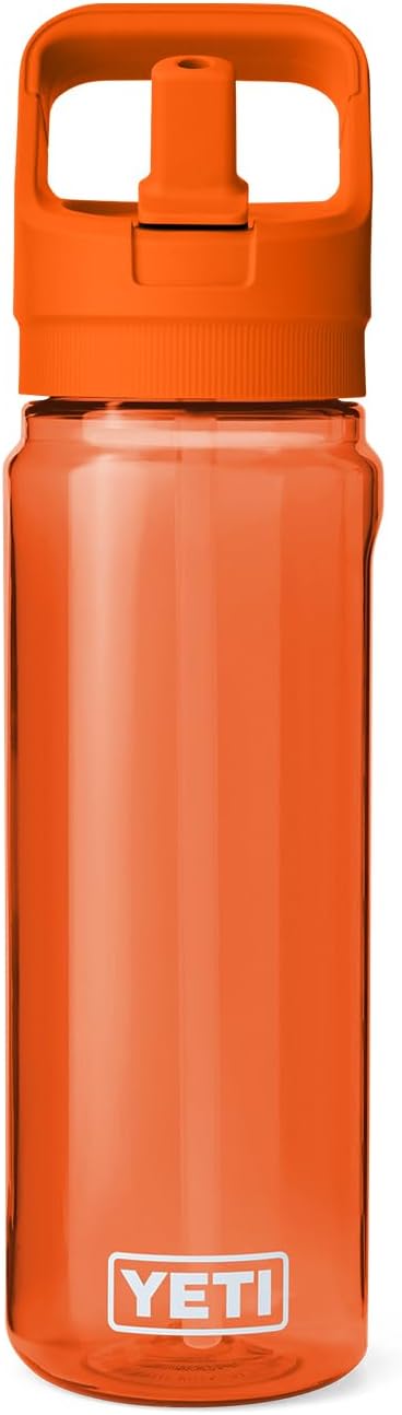 YETI Yonder 750 ml/25 oz Water Bottle with Yonder Straw Cap, King Crab