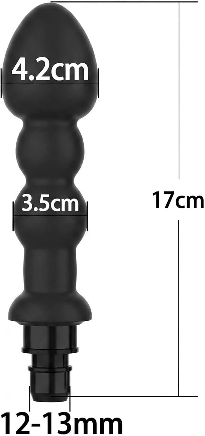 NUHUi Black Massage Gun Attachments, Set of 4