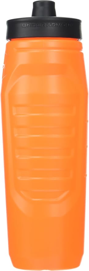 Under Armour Squeeze Water Bottles, 32 oz Water Bottles, Sideline Sports Water Bottle with Quick-Shot Lid, Quick & Easy Hydration, Gym Water Bottles, Squeeze Bottle, 1 32oz Bottle