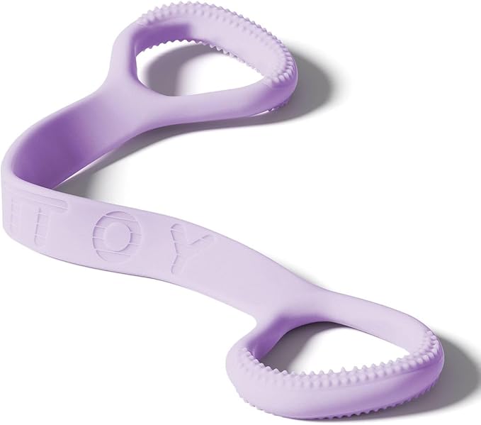 YOTTOY Figure 8 Resistance Band, Elastic Resistance Band with Comfortable Handles for Home Workout, Physical Therapy, Arm, Leg & Glute Training