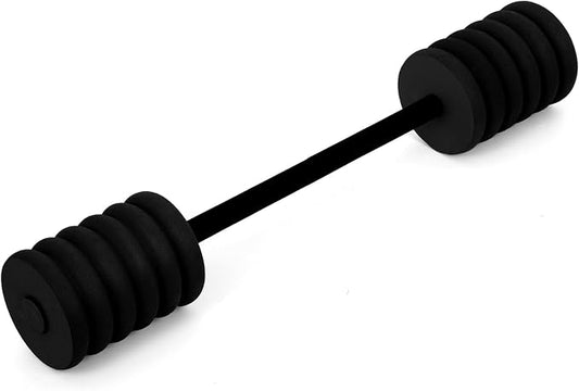 Soulchen Long Aquatic Exercise Dumbbells Pool Exercise Foam Water Weights Dumbbell Aquatic Pool Barbells with High Density EVA Foam for Swim Water Aerobics Workouts Loss