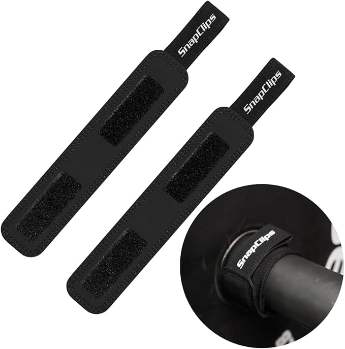 Barbell Collars | Pair of 2” Olympic Barbell Clamps | Quick & Easy Adjustable Weight Clips | Perfect Clips for Powerlifting, Strongman