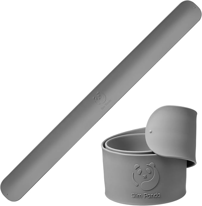 Yoga Mat Strap Slap Band, One Snap Keeps Mats Tightly Rolled, Heavy-Duty Clasp Fits Most Size Mats(24" L X 2" W)