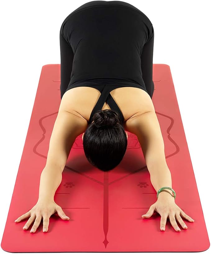 Liforme Zodiac Yoga Mat - Patented Alignment Design, Advanced Non-Slip Grip | Eco-friendly, Non-Toxic, Sweat-Resistant, long, wide, 4.2mm thick mat for comfort, recommended for Hot Yoga, Free Yoga Bag