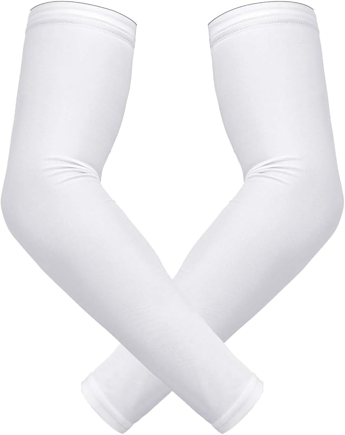 HDE Arm Compression Sleeves for Kids Basketball Shooting Sleeve Youth Sports Cooling Sun Protection Football Baseball 1 Pair