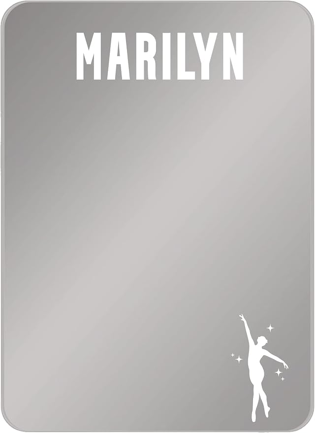Personalized Sports Player Fan Team Club Locker Mirror Magnet – Back to School Decor, Colorful Magnetic Organizer Accessory for Gym, Home, Office & Refrigerator (Dancer Dance)