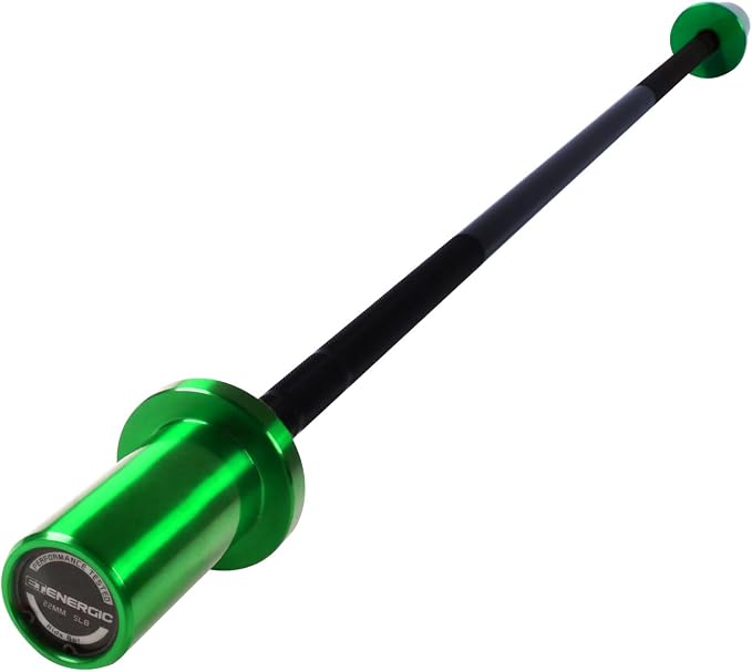 4FT 5LB Aluminum Kids Barbell, 70LB Capacity | Youth training bar with 22mm knurled grip, bearings, brass bushings, and 2-inch Olympic plate compatibility