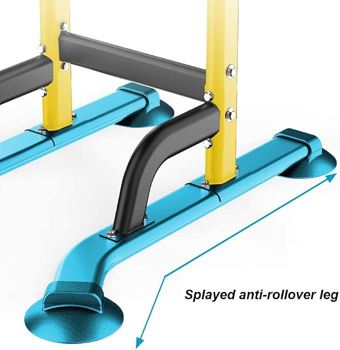 SogesHome Multi-Function Power Tower Pull Up Bar Dip Station for Home Gym | Height Adjustable PullUp Dip Stand, Full Body Strength Training Equipment, Fitness Workout for Push Ups Dips, 330LB Capacity