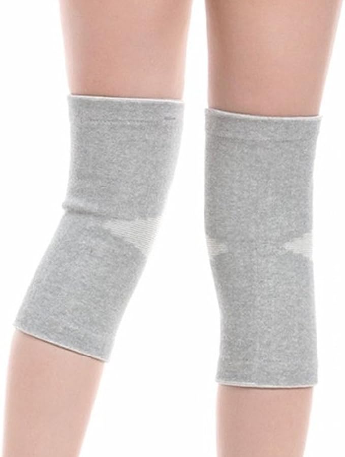 JUMISEE (One Pair Cotton Knee Sleeves for Knee Support, Circulation Improvement & Pain Relief Compression Knee Brace