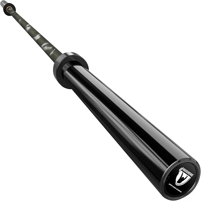 7ft Olympic Barbell for Strength Training, Olympic Weightlifting | 500 700 1000LBS Capacity, 2 Inch 45lb Weight Bar for Squat, Home Gym Fitness Equipment, Bench Press, Deadlift, Powerlifting