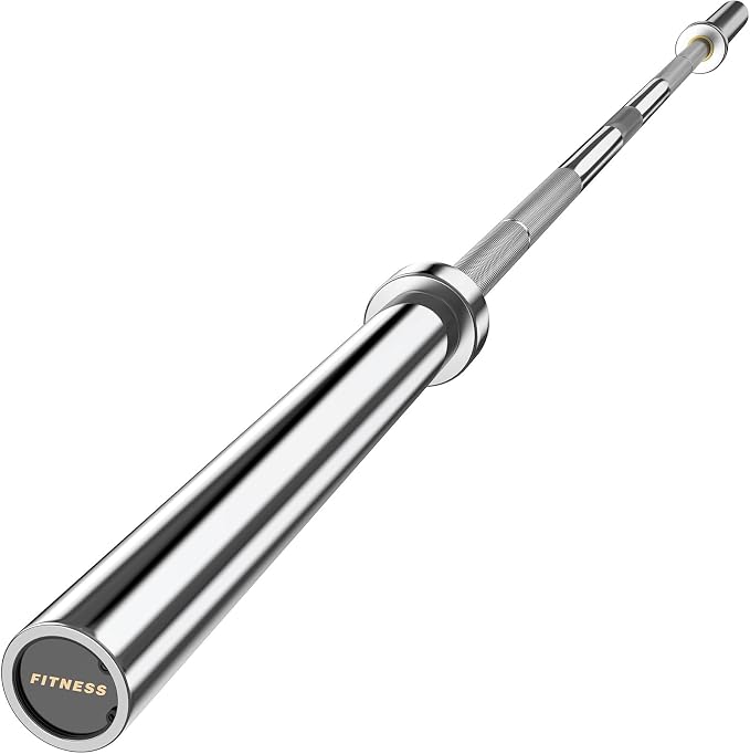 HANDBODE Olympic Barbell, 4FT, 5FT, 6FT & 7FT Weight Bar, Multiple Options | 2-Inch Needle Bearings, Hard Chrome Coating, Knurled Grip, Powerlifting, Bench Press, Deadlift, Squat, Hip Thrusts And Cleans
