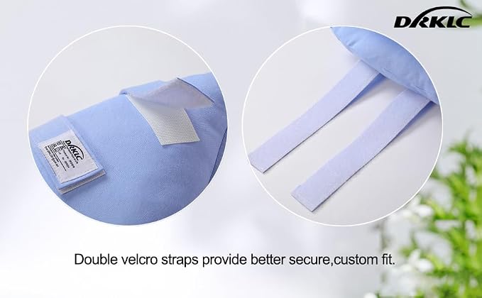 Heel Protector Cushion for Pressure Sores, Heel Protector Boot | Adjustable Ankle Support Pillow, Pressure Ulcer Foot Boot for Bedridden Elderly, Bed & Wheelchair Surgery Recovery