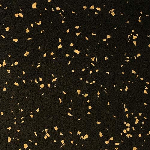 American Floor Mats 3/8in (9mm) Thick 10% Tan 4' x 11' Heavy Duty Rubber Rolls, Protective Exercise Mats, Home Gym Rubber Flooring