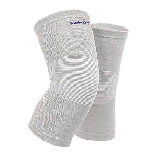 Wonder Care 2-Pack Bamboo Knee Compression Sleeve for Men and Women, Compression Knee Sleeve for Running, Volleyball, Gym Weightlifting Made from Bamboo Yarn, Perfect Knee Brace for Knee Pain and Enhanced Comfort - 1 Pair