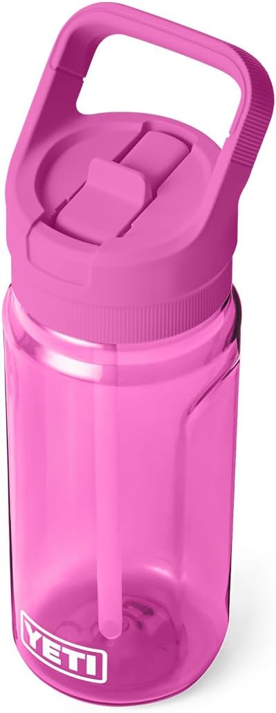 YETI Yonder 600 ml/20 oz Water Bottle with Yonder Straw Cap, Wildflower Fuchsia