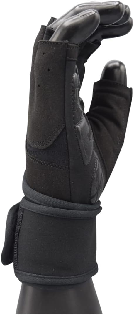MRX Weightlifting Gloves for Men Workout Gloves Mens Wrist Support Lifting Gloves Male Gym Gloves | Workout Gym Accessories for Men Weight Lifting Fingerless Gym Exercise for Powerlifting