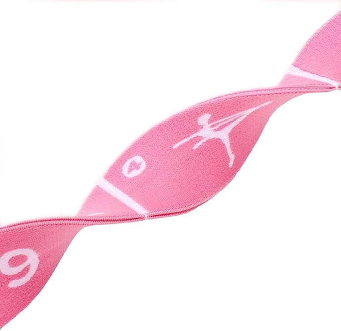 2-Pack Adjustable Kids Dance Stretch Bands - 8-Loop Elastic Bands for Ballet, Latin, Yoga, Gymnastics & Stretching - Flexible, Multi-Section Design for Dance Training & Flexibility