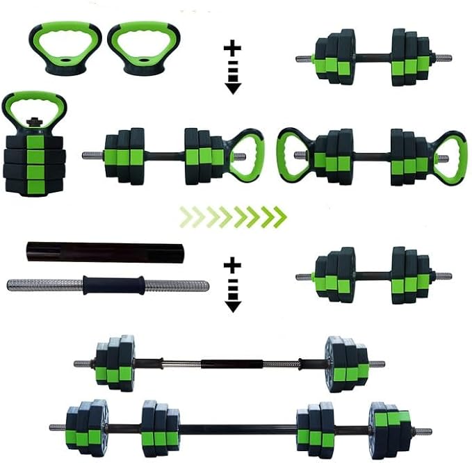Adjustable Dumbbell Set, Adjustable Weights 30/44 /66/88 LBS Free Weight Set for Home Gym