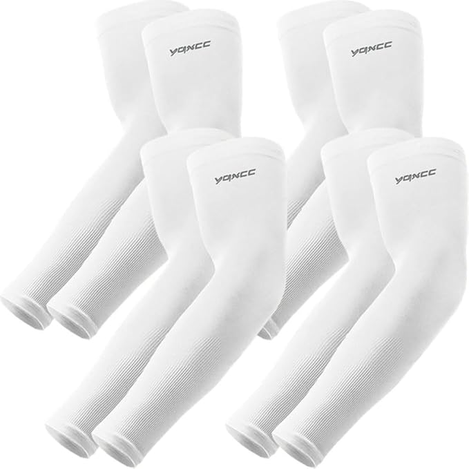 YQXCC Arm Sleeves Cooling UV Sun Protection Sport Compression for Men Women | UPF50, Tattoo Coverage, Lightweight, Breathable, Seamless Cover Arms, Daily Wear, Outdoor Work, Basketball Baseball Golf