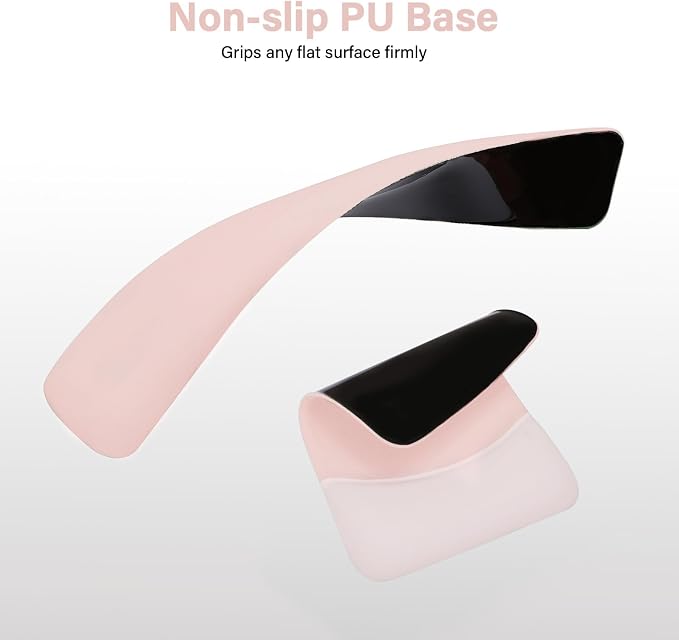 MOSISO Wrist Rest Support Mouse Pad & Keyboard Set, Baby Pink | Rectangular Ergonomic Mousepad, Non-Slip Base, Home/Office Pain Relief & Easy Typing, Neoprene Cloth & Raised Silicone Lining