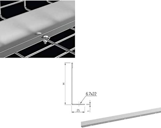 Kable Kontrol Tray Divider – Tray Dividing and Cable Routing - Wire Mesh Tray Cable Management Rack Cable Basket, Zinc Plated Steel NEC Approved for Network, Fiber Optic, Cabling Accessory