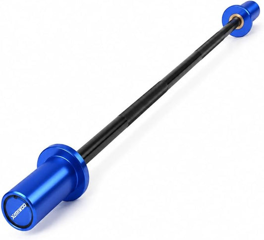 5 lb Kids Barbell, 48-Inch Technique Bar for 2-Inch Olympic Plates | Lightweight bar with knurled grip and 50 lb capacity for youth, teens, women and beginner training